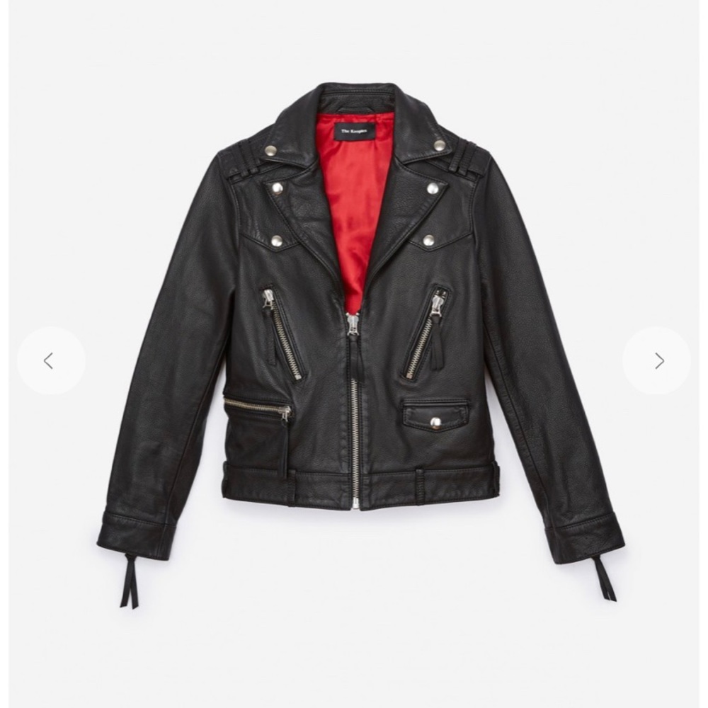 The Kooples Biker Leather Jacket - Picture 2 of 3